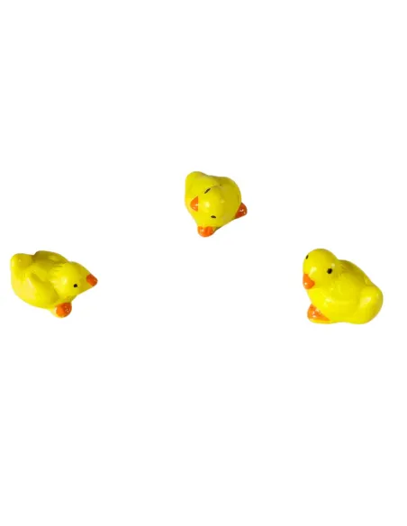 Set of Three Resin Chicks for 20–30 cm Nativity Figures