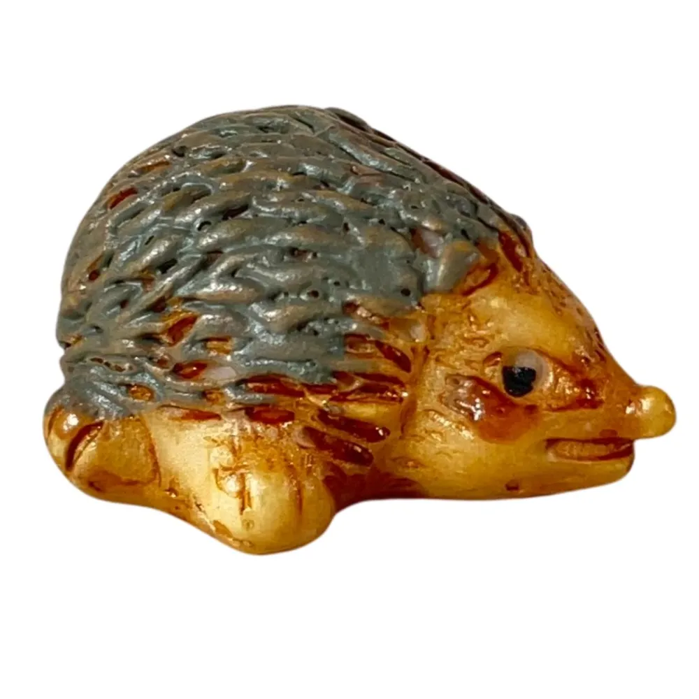 Set of Three Resin Hedgehogs for 20–25 cm Nativity Figures