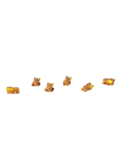 Set sei api in resina per statue da 20 cm