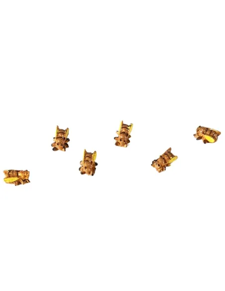 Set sei api in resina per statue da 30 cm