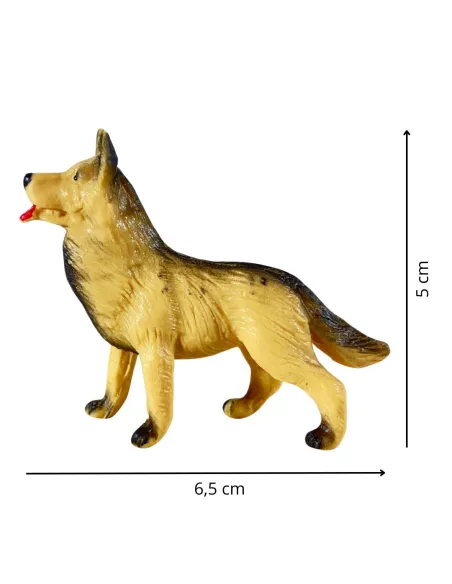Cane in pvc per statue da 10 cm