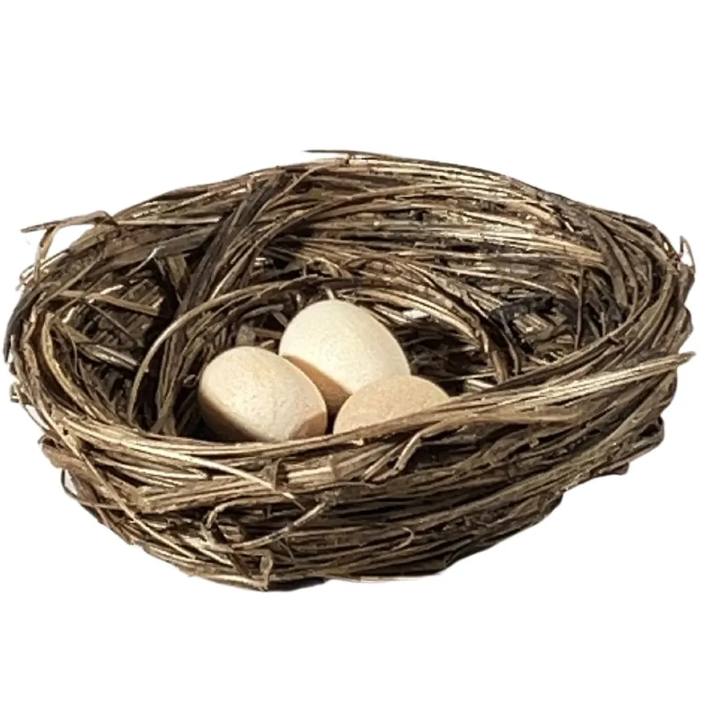 Nest with Three Eggs for 20–25 cm Nativity Figures