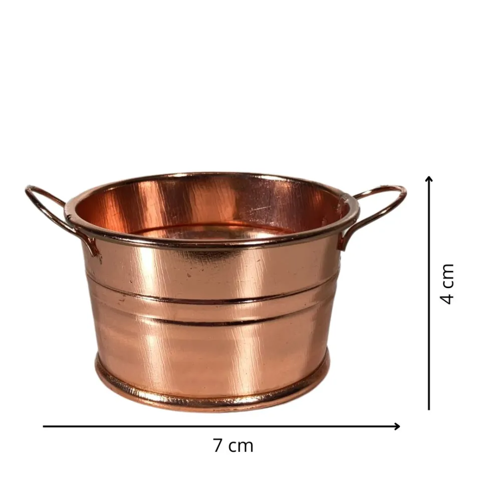 Copper-Effect Tub for 30 cm Nativity Figures