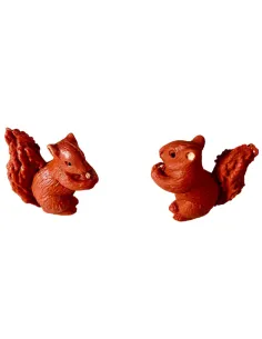 Set of Two PVC Squirrels for 20–30 cm Nativity Figures 2