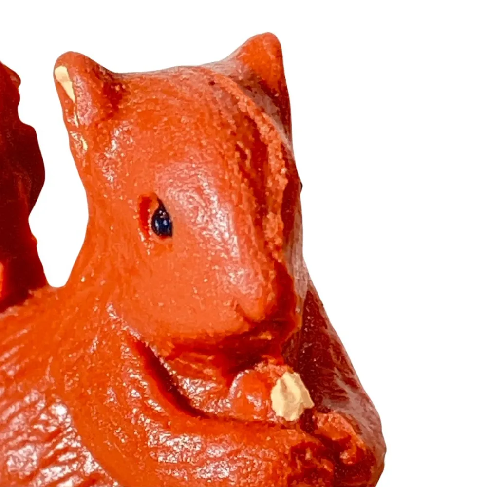 Set of Two PVC Squirrels for 20–30 cm Nativity Figures