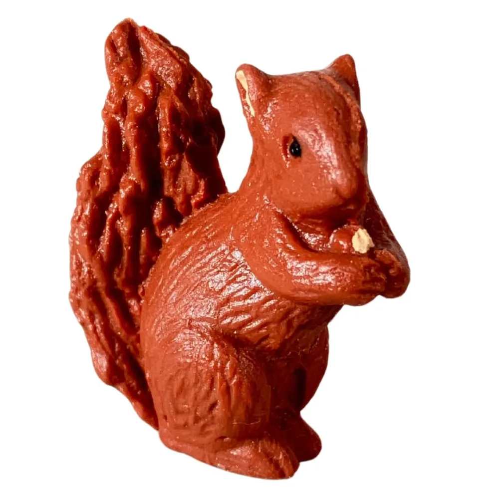Set of Two PVC Squirrels for 20–30 cm Nativity Figures