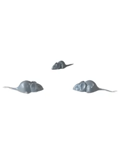 Set 3 topi in pvc per statue da 25-30 cm 2