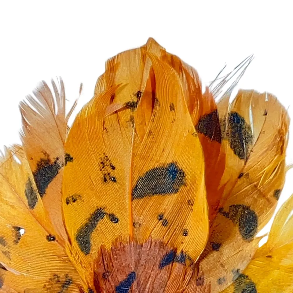 Turkey with Real Feathers for 25–30 cm Nativity Figures
