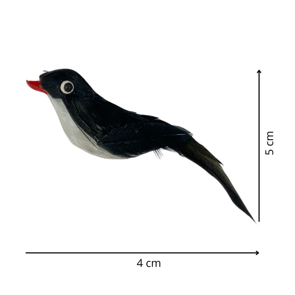 Bird with Real Feathers for 25–30 cm Nativity Figures