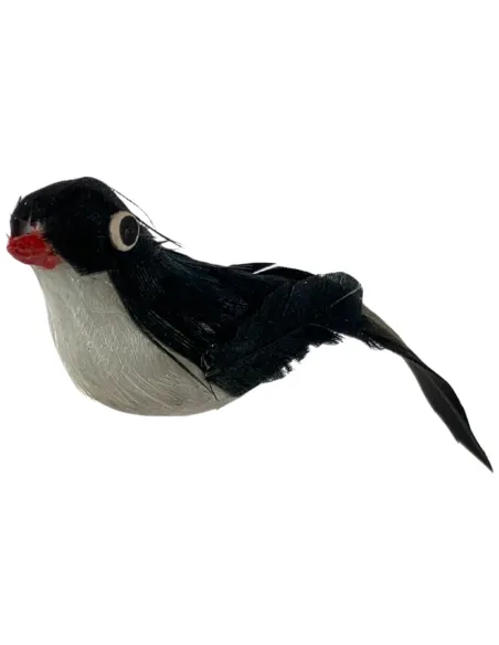 Uccellino con piume vere per statue da 25-30 cm