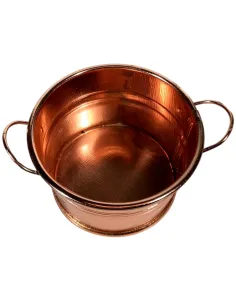 Tinozza effetto rame per statue da 30 cm