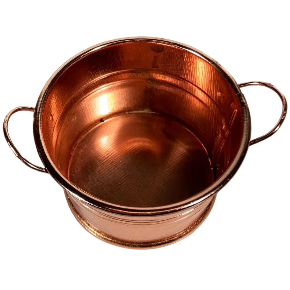 Copper-Effect Tub for 30 cm Nativity Figures