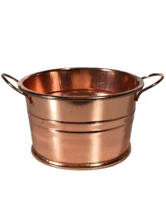 Tinozza effetto rame per statue da 30 cm 2