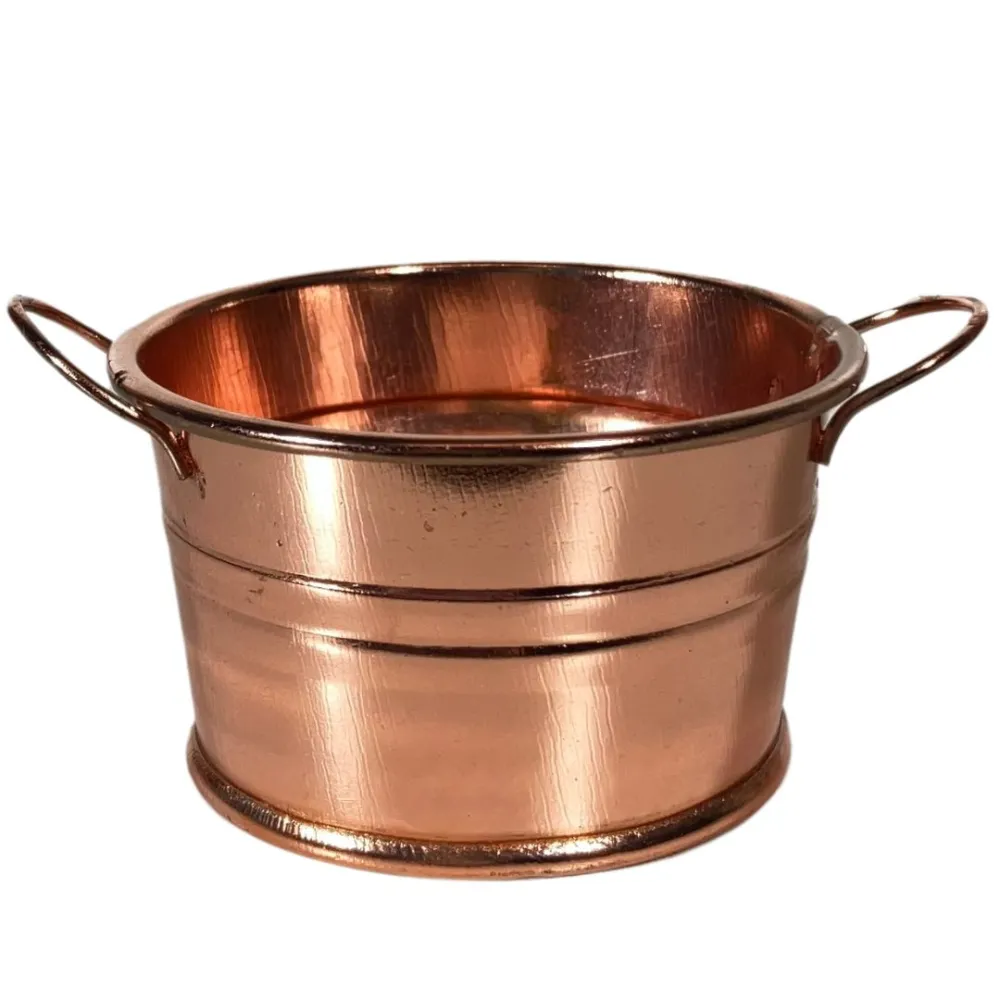 Copper-Effect Tub for 30 cm Nativity Figures