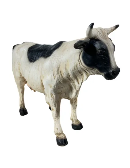Spotted Resin Cow for 25–30 cm Nativity Figures