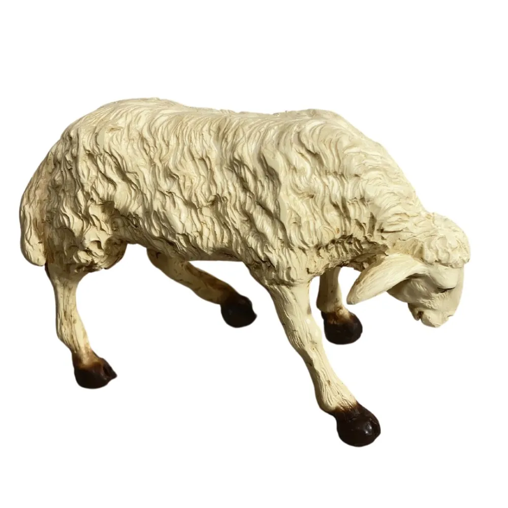 Resin Sheep with Lowered Head for 25–30 cm Nativity Figures
