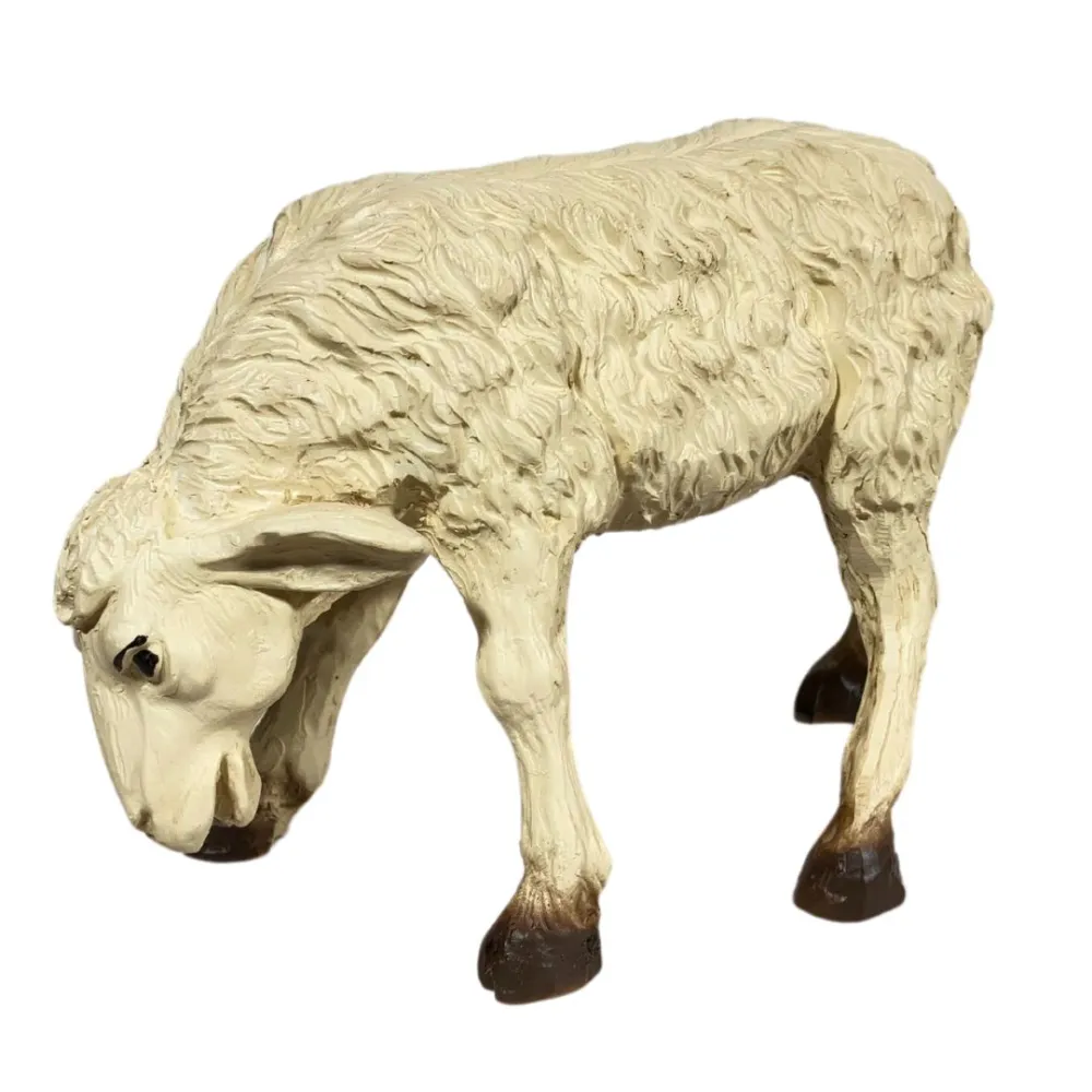 Resin Sheep with Lowered Head for 25–30 cm Nativity Figures