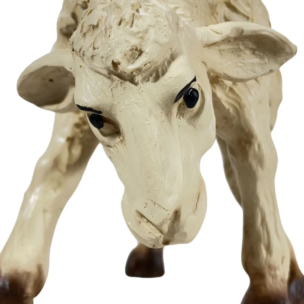 Resin Sheep with Lowered Head for 25–30 cm Nativity Figures