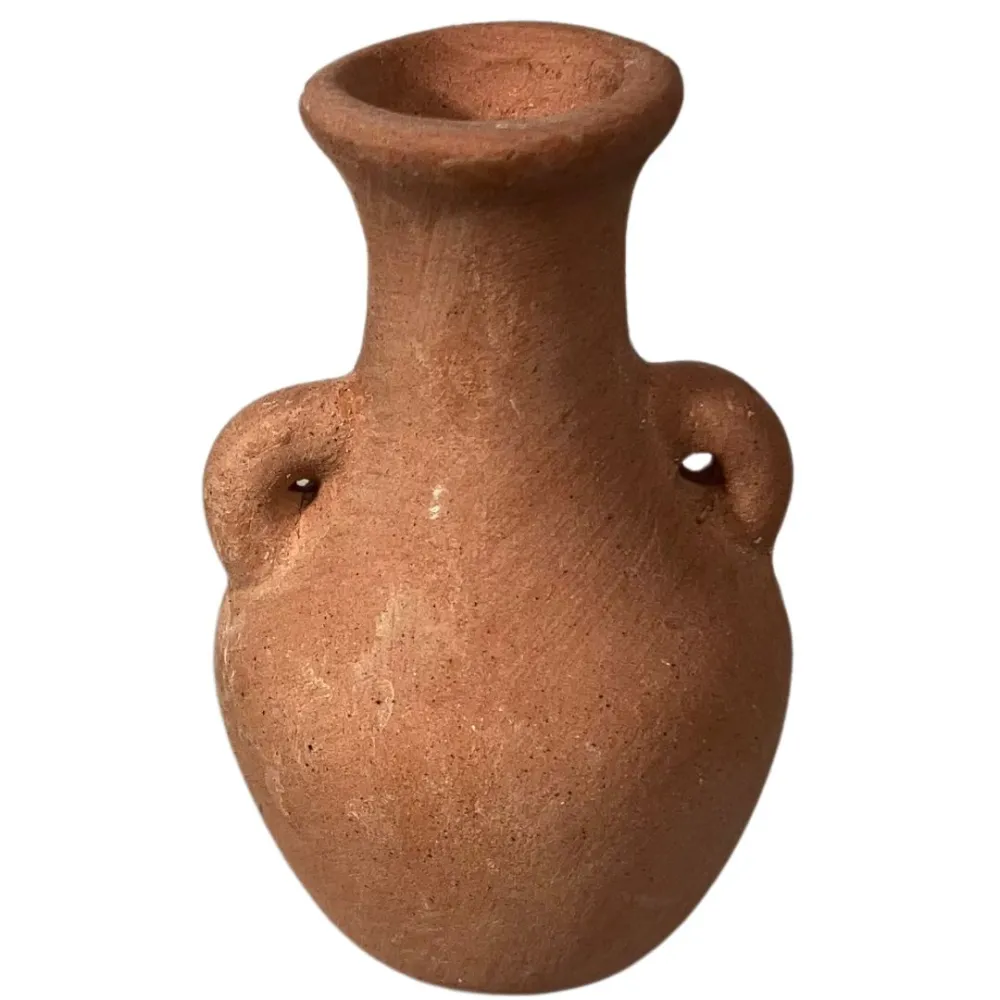 Set of 6 Terracotta Amphorae for 25–30 cm Nativity Figures