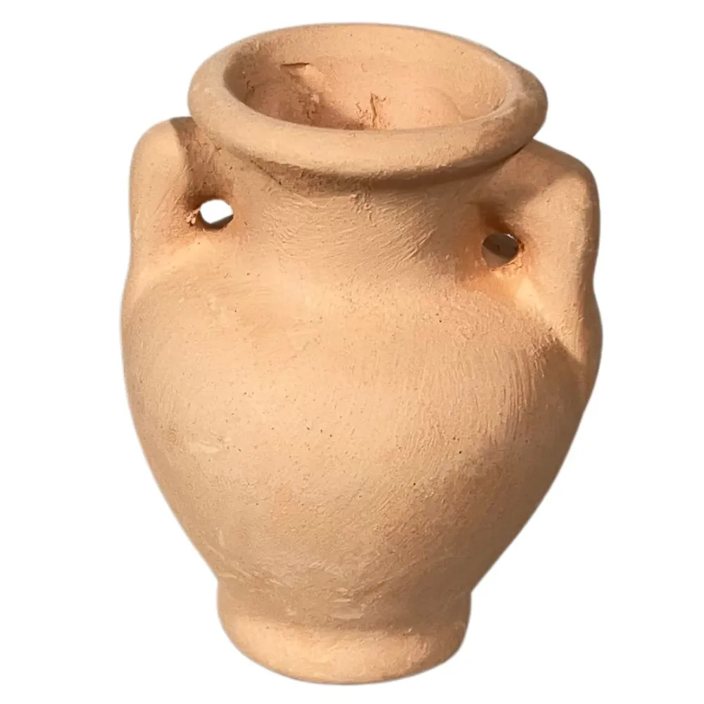 Set of 6 Terracotta Amphorae for 25–30 cm Nativity Figures