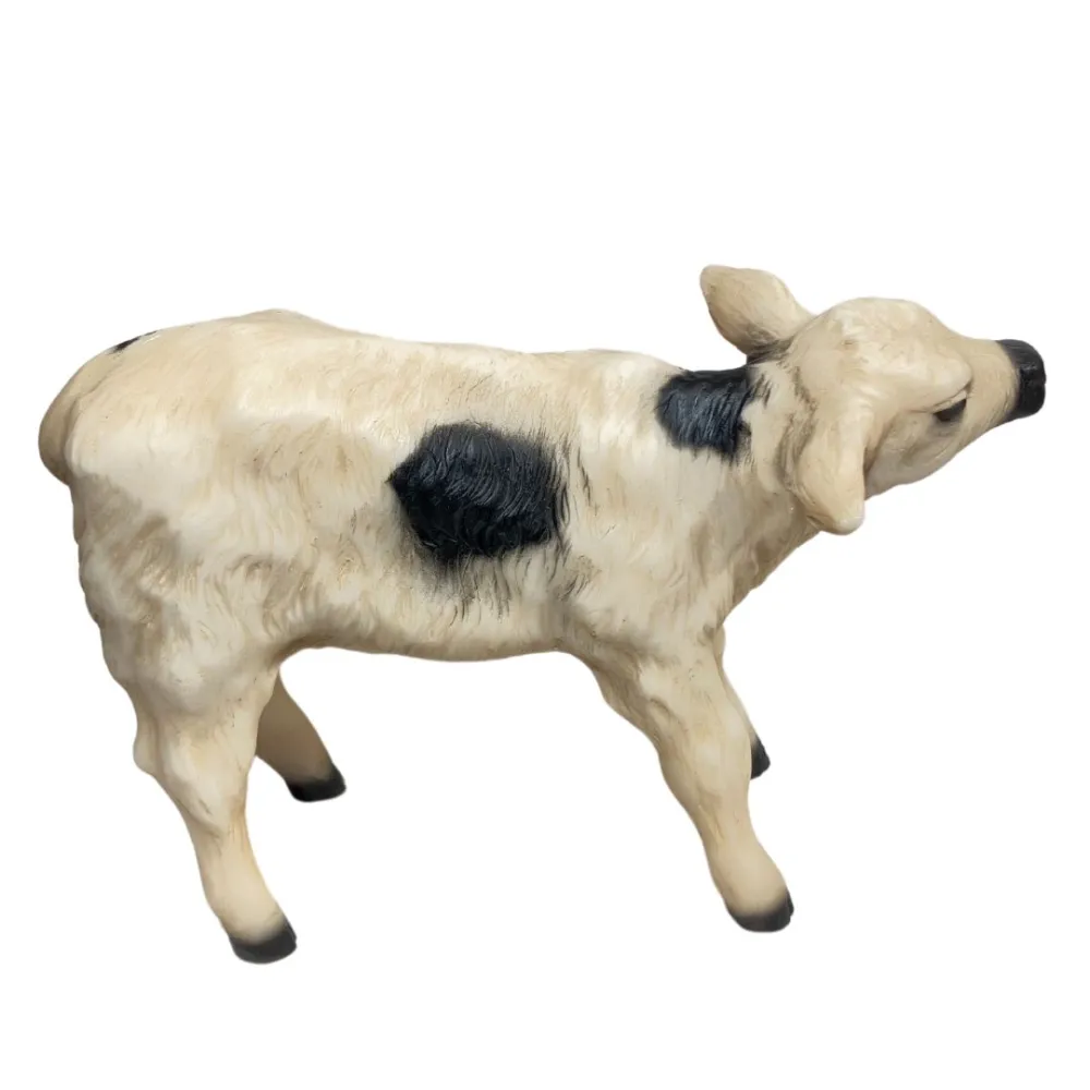 Spotted Resin Calf for 25–30 cm Nativity Figures