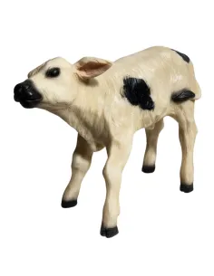 Vitello pezzato in resina per statue da 25-30 cm