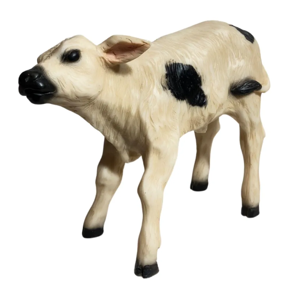 Spotted Resin Calf for 25–30 cm Nativity Figures