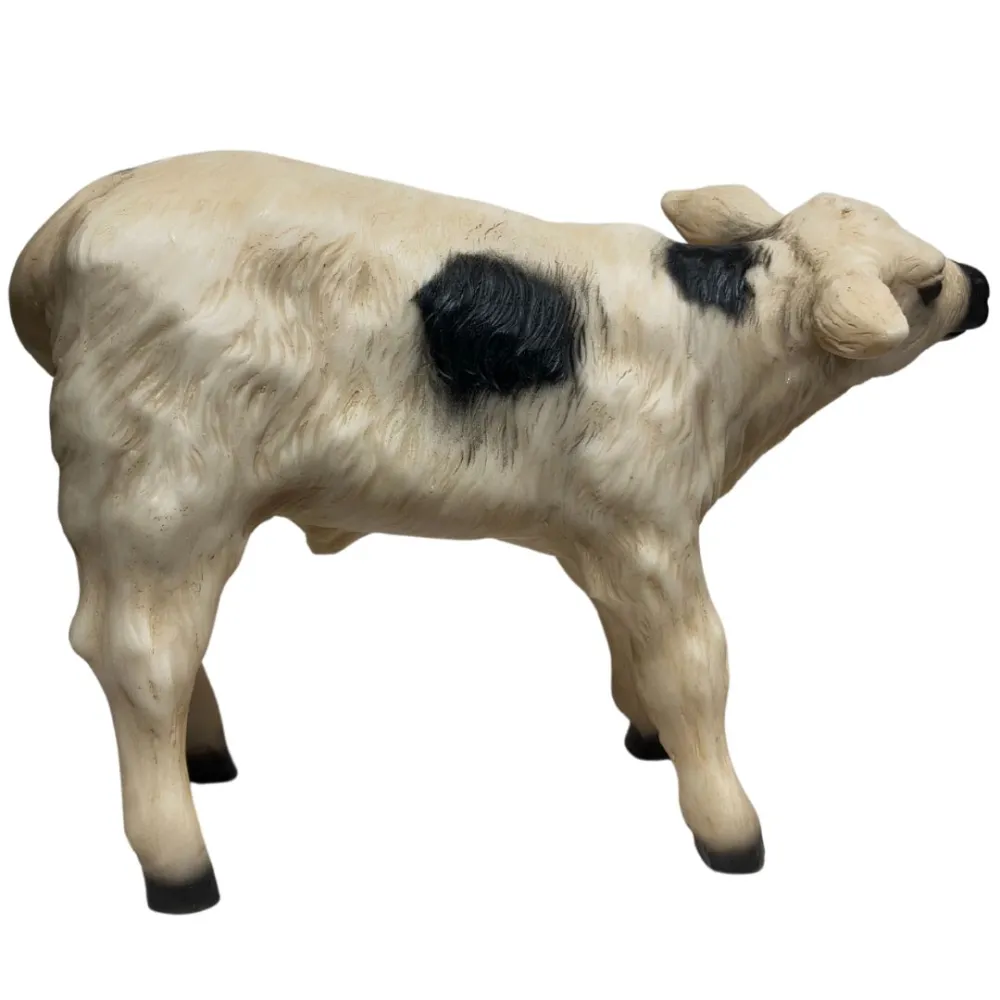 Spotted Resin Calf for 25–30 cm Nativity Figures