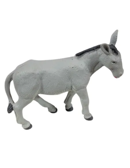 Standing PVC Donkey for 8–10 cm Nativity Figures