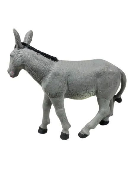 Standing PVC Donkey for 8–10 cm Nativity Figures