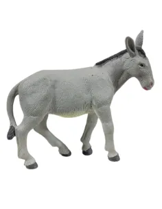 Standing PVC Donkey for 8–10 cm Nativity Figures