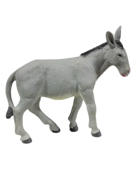 Standing PVC Donkey for 8–10 cm Nativity Figures