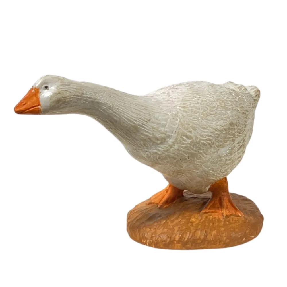 Set of Three PVC Geese for 15–20 cm Nativity Figures