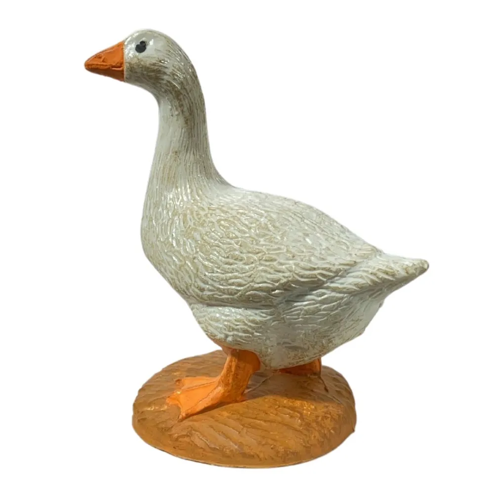 Set of Three PVC Geese for 15–20 cm Nativity Figures