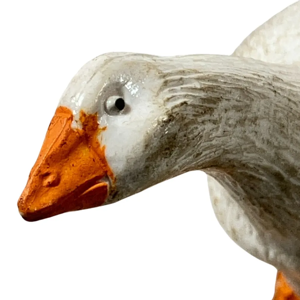 Set of Three PVC Geese for 15–20 cm Nativity Figures
