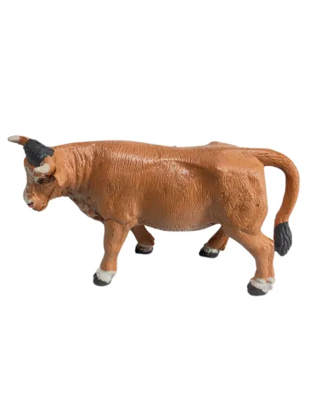 Bue in piedi in pvc per statue da 8-10 cm