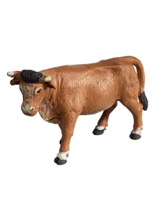 Bue in piedi in pvc per statue da 8-10 cm