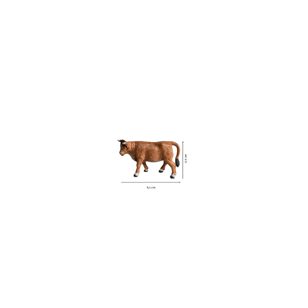 Standing PVC Ox for 8–10 cm Nativity Figures