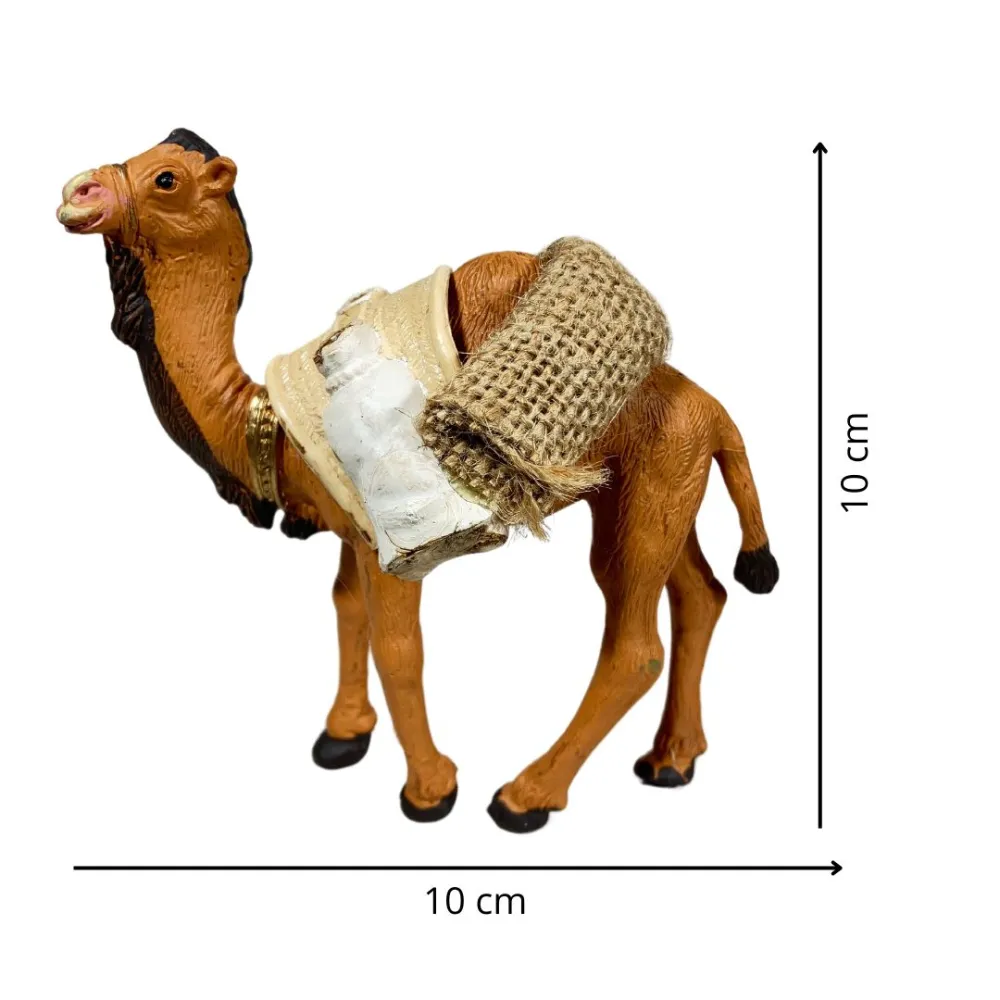Loaded PVC Camel for 8–10 cm Nativity Figures