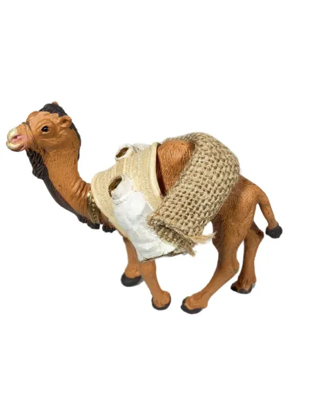 Cammello carico in pvc per statue da 8-10 cm