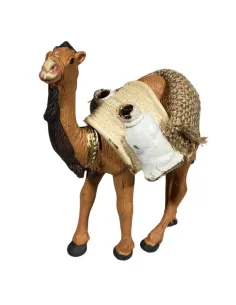 Cammello carico in pvc per statue da 8-10 cm