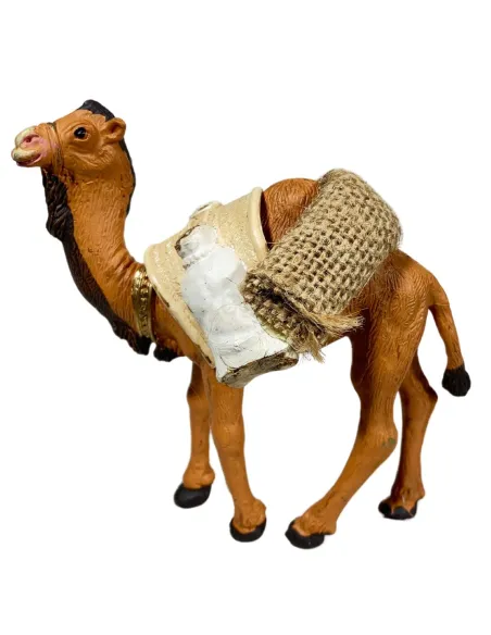 Cammello carico in pvc per statue da 8-10 cm