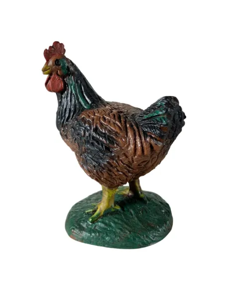 Set 4 gallinacei in pvc per statue da 15-20 cm