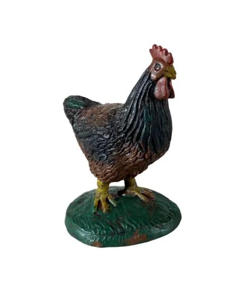 Set 4 gallinacei in pvc per statue da 15-20 cm