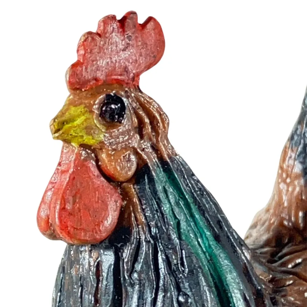 Set of Four PVC Poultry for 15–20 cm Nativity Figures