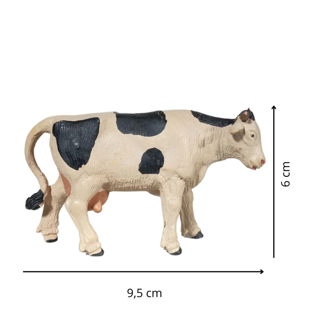 PVC Cow for 8–10 cm Nativity Figures
