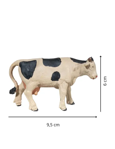 mucca in pvc per statue da 8-10 cm