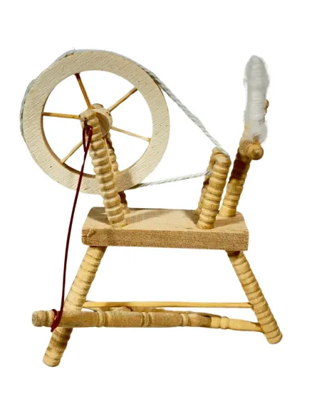 Spinning Wheel for 12–15 cm Nativity Figures