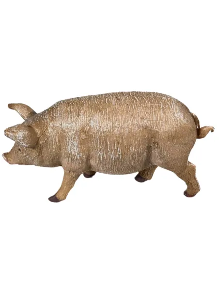 Maiale in pvc per statue da 15-20 cm