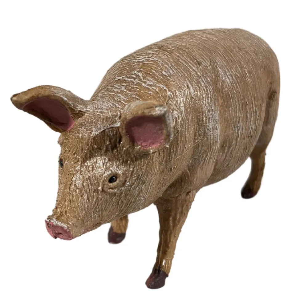 PVC Pig for 15–20 cm Nativity Figures